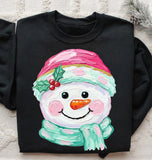 Preppy Painted Snowman