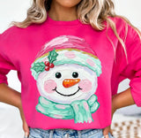 Preppy Painted Snowman