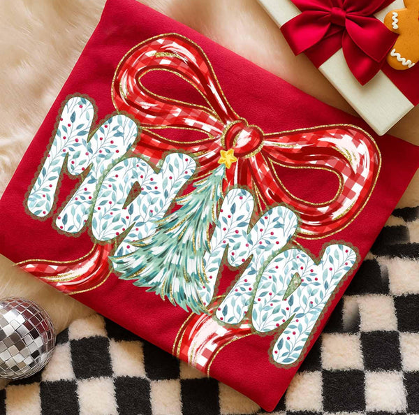 Mama Christmas Bow