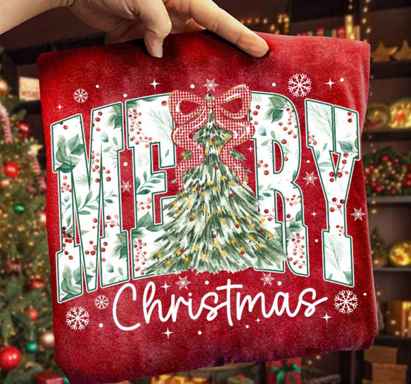 Floral Merry Christmas