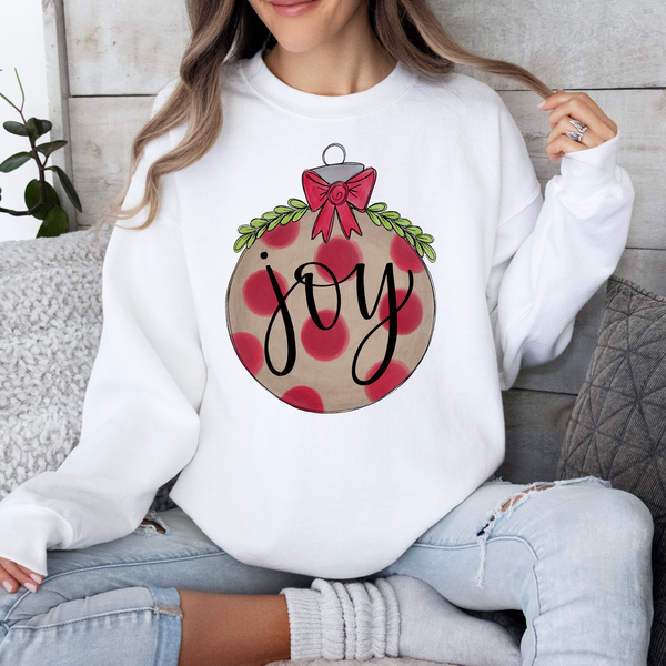 Joy Polka Dot Ornament