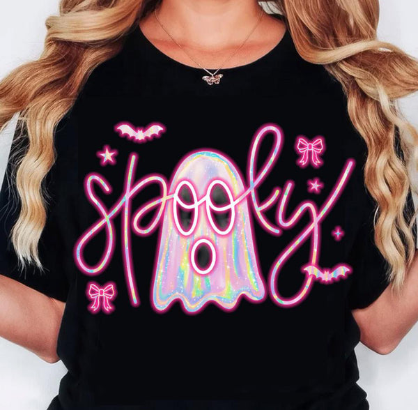 Neon Spooky Ghost