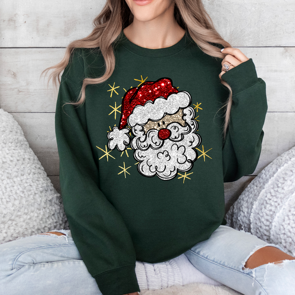 Glitter Santa