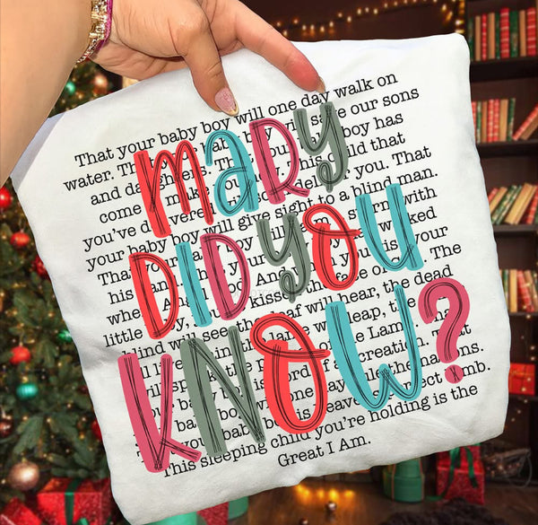 Mary Did You Know