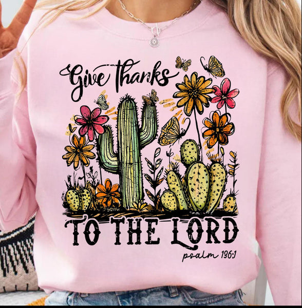 Thanks to the Lord