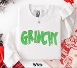 Grinchy Chenille Sweatshirts