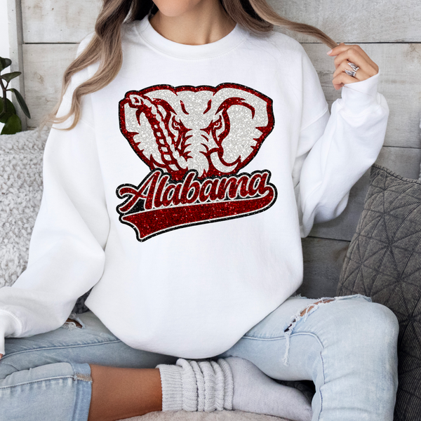 Alabama Faux Glitter