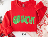 Grinchy Chenille Sweatshirts