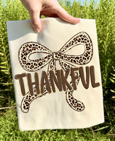 Thankful Leopard Bow