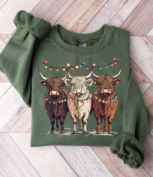 Christmas Cows