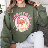 Christmas Vibes Pink Santa