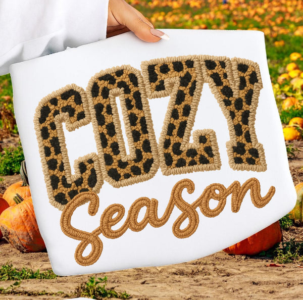 Cozy Season Faux Stitch Sweatshirt