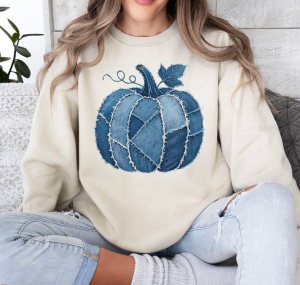 Denim Pumpkin