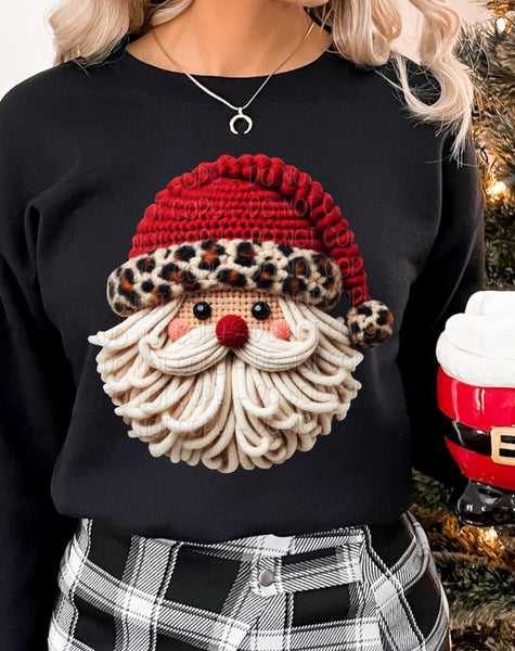 Faux Yarn Santa