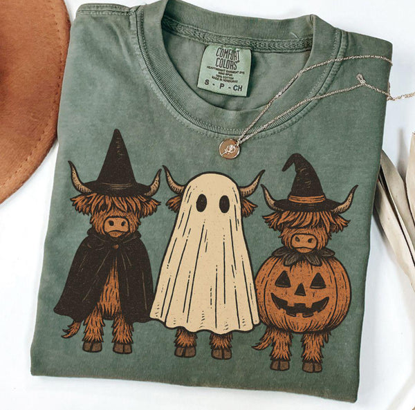 Halloween Cows Comfort Color
