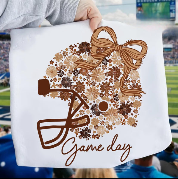 Game Day Floral Helmet